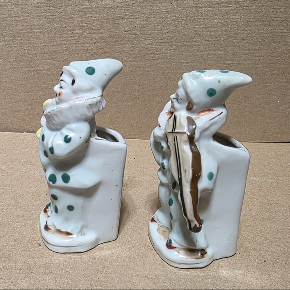 Vtg Clown Budvase Ceramic Made In Japan #156 - Picture 2 of 5